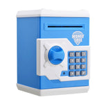 Hộp tiết kiệm mật khẩu, máy ATM tiết kiệm tự động cho trẻ em, màu Đen Đỏ, Trắng Xanh, Trắng Hồng, Gấu Panda, Đen Đỏ, Xanh, Đỏ & Đen