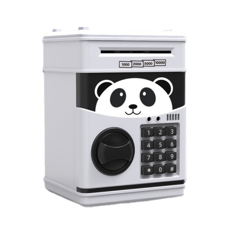 Hộp tiết kiệm mật khẩu, máy ATM tiết kiệm tự động cho trẻ em, màu Đen Đỏ, Trắng Xanh, Trắng Hồng, Gấu Panda, Đen Đỏ, Xanh, Đỏ & Đen