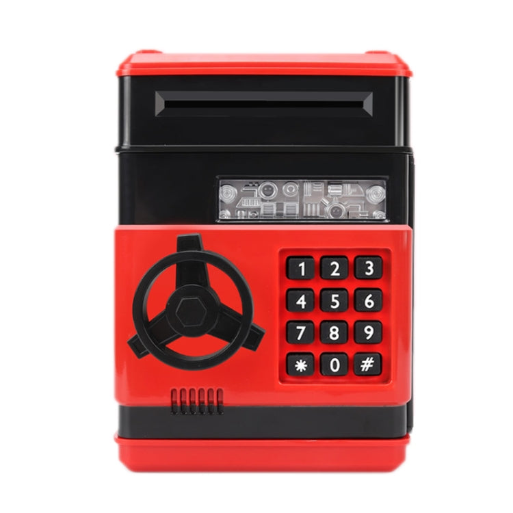 Hộp tiết kiệm mật khẩu, máy ATM tiết kiệm tự động cho trẻ em, màu Đen Đỏ, Trắng Xanh, Trắng Hồng, Gấu Panda, Đen Đỏ, Xanh, Đỏ & Đen