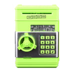 Hộp tiết kiệm mật khẩu, máy ATM tiết kiệm tự động cho trẻ em, màu Đen Đỏ, Trắng Xanh, Trắng Hồng, Gấu Panda, Đen Đỏ, Xanh, Đỏ & Đen