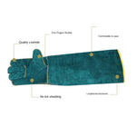 Găng tay chống cắn cho bò sát dài 62cm, găng tay bảo vệ thú cưng, st-01