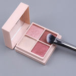 4 In 1 Black Pebbles Makeup Brush Set Eyeshadow Brush Foundation Brush Portable Makeup Brush,Style:, Bare Brush