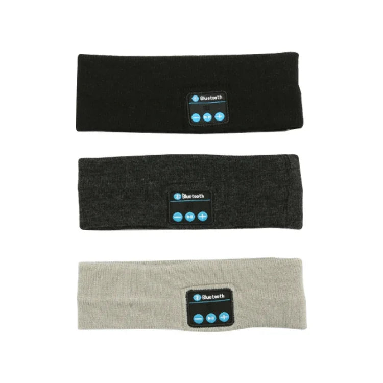 Băng đô thể thao tai nghe Bluetooth cho chạy bộ ngoài trời, yoga, thấm mồ hôi, màu đen, xám, xám đậm
