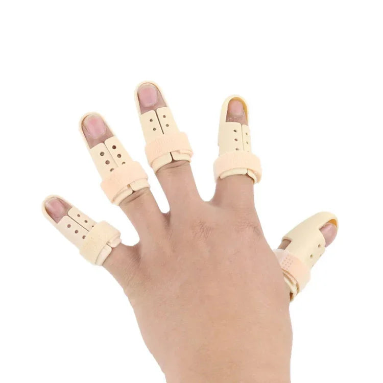 4 miếng nẹp cố định ngón tay có thể điều chỉnh, bảo vệ ngón tay cho viêm khớp và chấn thương khớp ngón tay, số 0: 38-42mm, số 1: 42-48mm, số 2: 48-52mm, số 3: 52-55mm, số 4: 55-60mm, số 5: 60-65mm