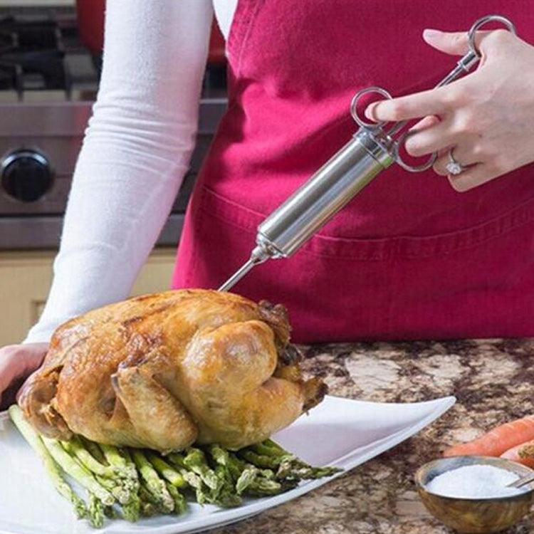 Ống tiêm gia vị bằng thép không gỉ cho gà tây, ống tiêm gia vị bếp, 8 trong 1, 9 trong 1, 10 trong 1
