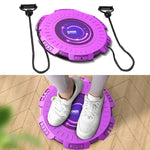 Bảng Xoay Eo Tập Thể Dục KINGZE Dùng Tại Nhà Máy Tập Vận Động Bụng Xoay, Màu Tím, Xanh Tươi, Tím + Dây Kéo, Xanh Tươi + Dây Kéo