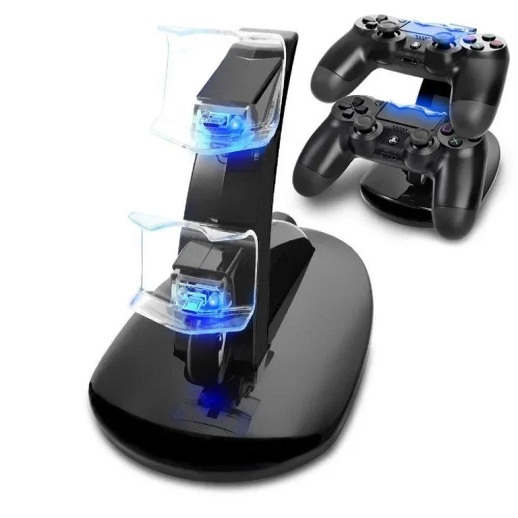 Đế sạc tay cầm điều khiển LED USB đôi cho PS4, đế sạc cho Sony Playstation 4 PS4 / PS4 Pro / PS4 slim
