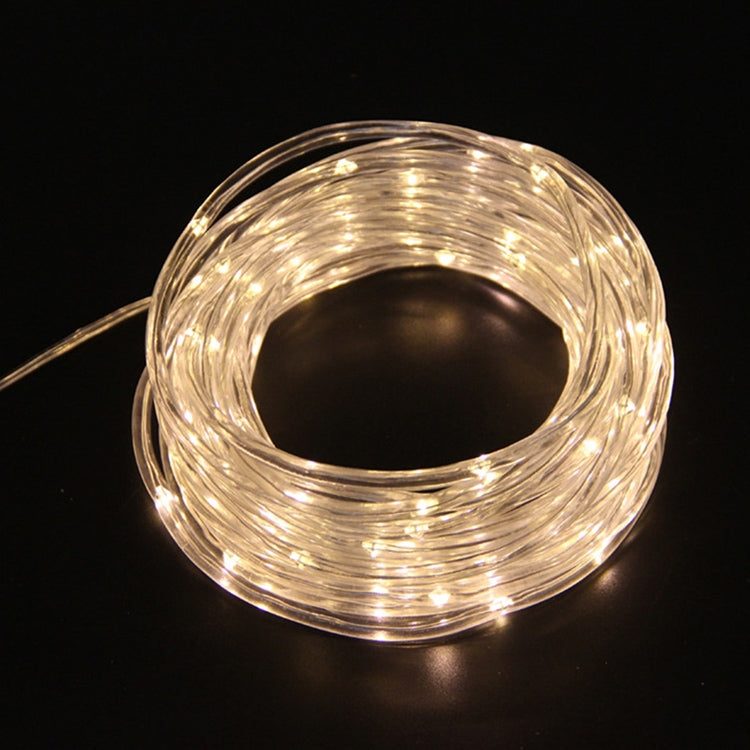 Dây đèn trang trí tiệc lễ hội ống, đèn LED trang trí sân vườn có điều khiển từ xa, kích thước: 7m 50 đèn LED dùng nguồn USB, 12m 100 đèn LED dùng nguồn USB