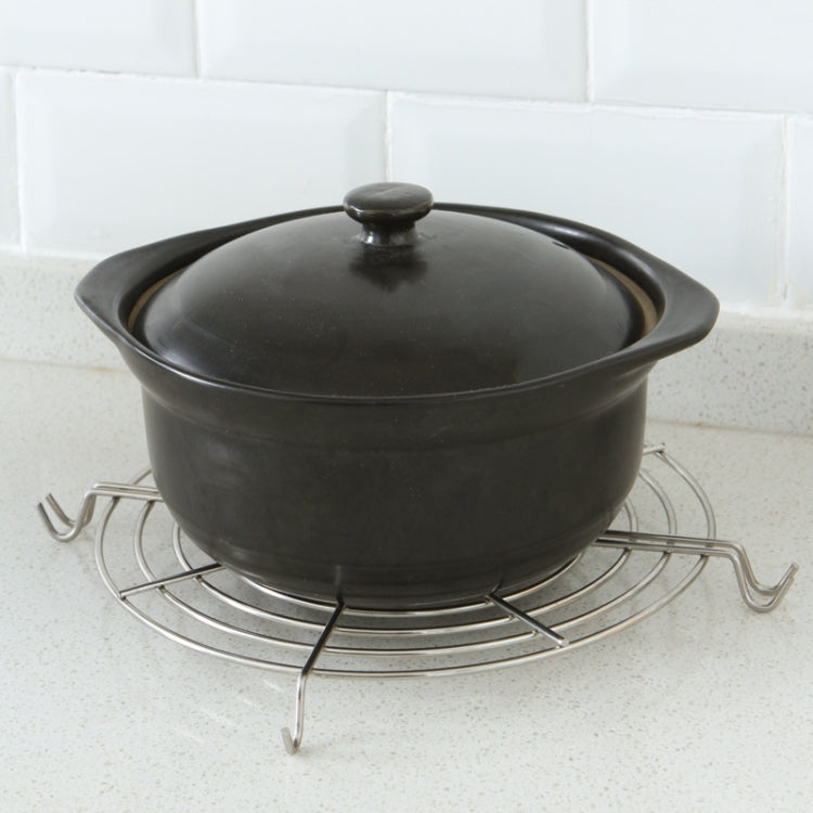 Giá để đồ hấp rau bằng thép không gỉ hình bán nguyệt, kích thước lớn 30cm, 24cm, 26cm, 30cm