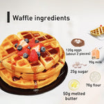Máy làm bánh waffle 1000W Máy làm bánh mì bữa sáng Máy làm bánh sandwich Nhiệt độ điều chỉnh Bếp nướng điện, Máy làm bánh waffle 1000W (Cắm EU), Máy làm bánh waffle 1000W (Cắm UK), Máy làm bánh waffle 1000W (Cắm AU)