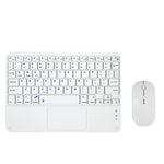 Bộ bàn phím Bluetooth không dây di động 9.7 inch 871 kèm chuột cho iPad, màu hồng + chuột, xanh bạc hà + chuột, xanh lá + chuột, vàng + chuột, trắng + chuột, đen + chuột