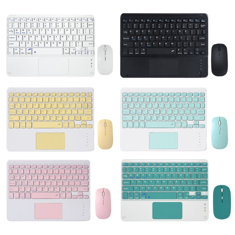 Bộ bàn phím Bluetooth không dây di động 9.7 inch 871 kèm chuột cho iPad, màu hồng + chuột, xanh bạc hà + chuột, xanh lá + chuột, vàng + chuột, trắng + chuột, đen + chuột