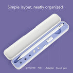 Hộp bảo vệ và lưu trữ bút cảm ứng silicone cho Apple Pencil 1 / 2, Kích thước:, 8mm (Đen Graphite), 8mm (Tím Đinh Hương), 8mm (Xanh Đêm Tối), 8mm (Xanh Băng Hà), 10mm (Đen Graphite), 10mm (Tím Đinh Hương), 10mm (Xanh Đêm Tối)