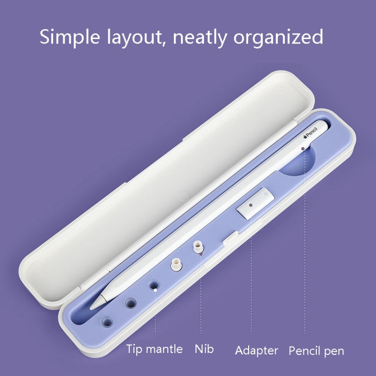 Hộp bảo vệ và lưu trữ bút cảm ứng silicone cho Apple Pencil 1 / 2, Kích thước:, 8mm (Đen Graphite), 8mm (Tím Đinh Hương), 8mm (Xanh Đêm Tối), 8mm (Xanh Băng Hà), 10mm (Đen Graphite), 10mm (Tím Đinh Hương), 10mm (Xanh Đêm Tối)