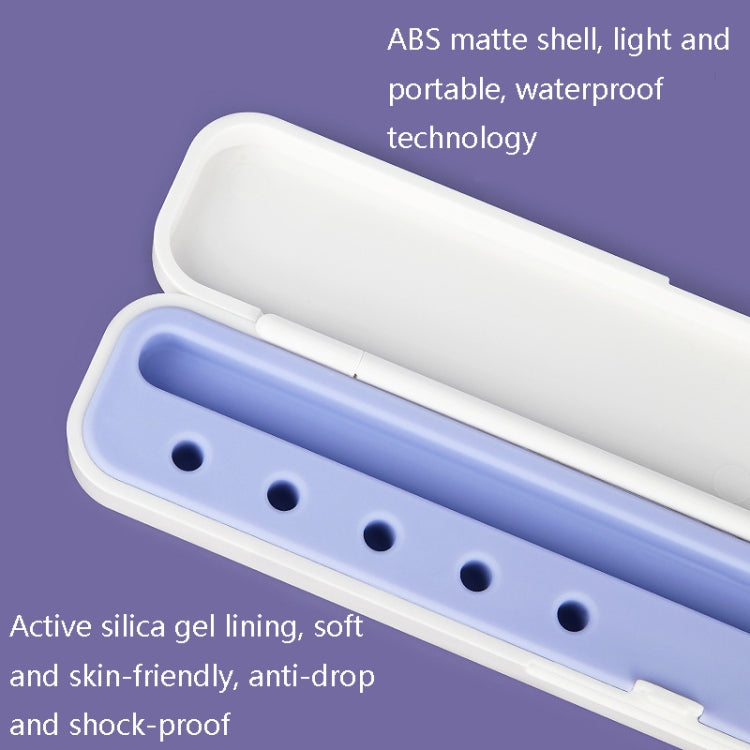 Hộp bảo vệ và lưu trữ bút cảm ứng silicone cho Apple Pencil 1 / 2, Kích thước:, 8mm (Đen Graphite), 8mm (Tím Đinh Hương), 8mm (Xanh Đêm Tối), 8mm (Xanh Băng Hà), 10mm (Đen Graphite), 10mm (Tím Đinh Hương), 10mm (Xanh Đêm Tối)