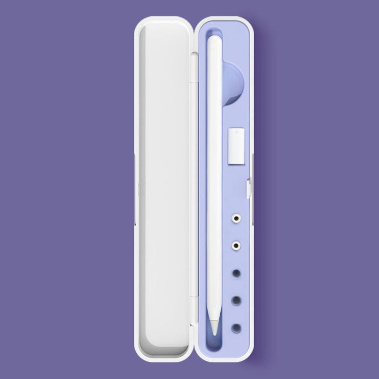 Hộp bảo vệ và lưu trữ bút cảm ứng silicone cho Apple Pencil 1 / 2, Kích thước:, 8mm (Đen Graphite), 8mm (Tím Đinh Hương), 8mm (Xanh Đêm Tối), 8mm (Xanh Băng Hà), 10mm (Đen Graphite), 10mm (Tím Đinh Hương), 10mm (Xanh Đêm Tối)