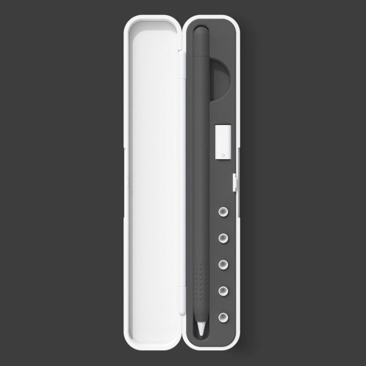 Hộp bảo vệ và lưu trữ bút cảm ứng silicone cho Apple Pencil 1 / 2, Kích thước:, 8mm (Đen Graphite), 8mm (Tím Đinh Hương), 8mm (Xanh Đêm Tối), 8mm (Xanh Băng Hà), 10mm (Đen Graphite), 10mm (Tím Đinh Hương), 10mm (Xanh Đêm Tối)
