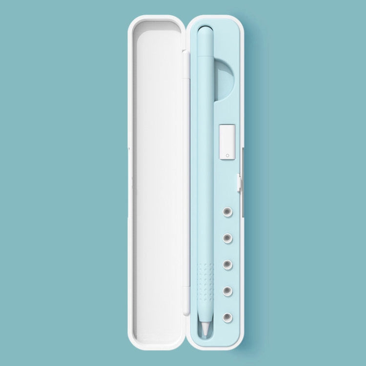 Hộp bảo vệ và lưu trữ bút cảm ứng silicone cho Apple Pencil 1 / 2, Kích thước:, 8mm (Đen Graphite), 8mm (Tím Đinh Hương), 8mm (Xanh Đêm Tối), 8mm (Xanh Băng Hà), 10mm (Đen Graphite), 10mm (Tím Đinh Hương), 10mm (Xanh Đêm Tối)