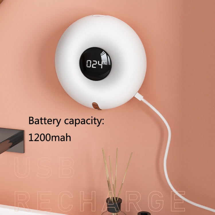 Bình đựng xà phòng tự động thông minh gắn tường ZC01, tạo bọt cảm ứng, màu trắng