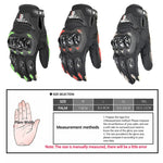 Găng tay đi xe máy GHOST RACING GR-ST04 chống rơi, găng tay dài ngón cảm ứng, L, XXL, M, XL
