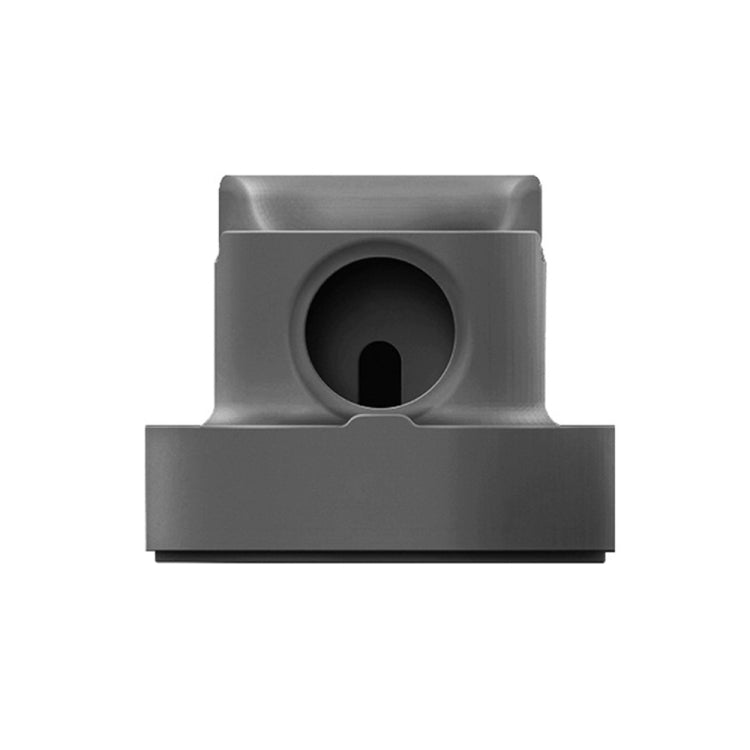 Giá đỡ sạc đồng hồ thông minh 2 trong 1 bằng silicone để bàn cho Apple Watch, màu đen, trắng, hồng, xanh đậm, xám