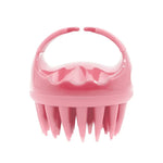 Bàn chải rửa tóc tròn silicone đa năng ướt & khô mát xa, màu hồng, tím, xanh lá, đen, xanh dương, đỏ, vàng, xám