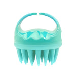 Bàn chải rửa tóc tròn silicone đa năng ướt & khô mát xa, màu hồng, tím, xanh lá, đen, xanh dương, đỏ, vàng, xám