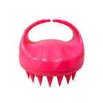Bàn chải rửa tóc tròn silicone đa năng ướt & khô mát xa, màu hồng, tím, xanh lá, đen, xanh dương, đỏ, vàng, xám