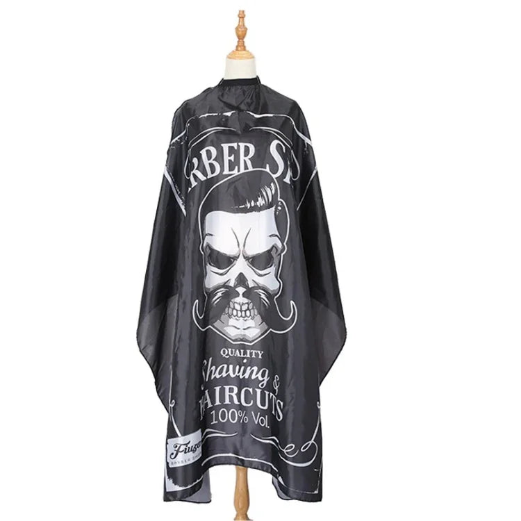 Khăn choàng salon tóc thời trang cắt tóc nhuộm tóc dầu, đen thuần, trắng thuần, trắng viền đen