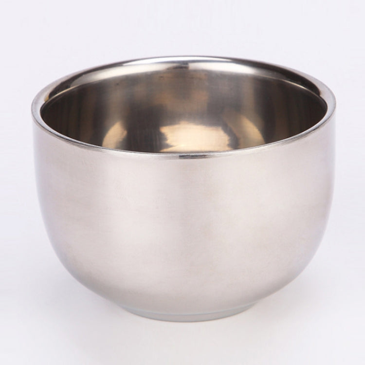 Stainless Steel Animal Hair Beard Brush Manual Stirring And Foaming Shaving Tool, Bowl + Brush, Single Brush