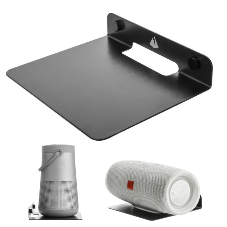Giá đỡ kim loại lưu trữ tường đa năng cho loa Bluetooth, kích thước: 15,5 x 13 x 3cm