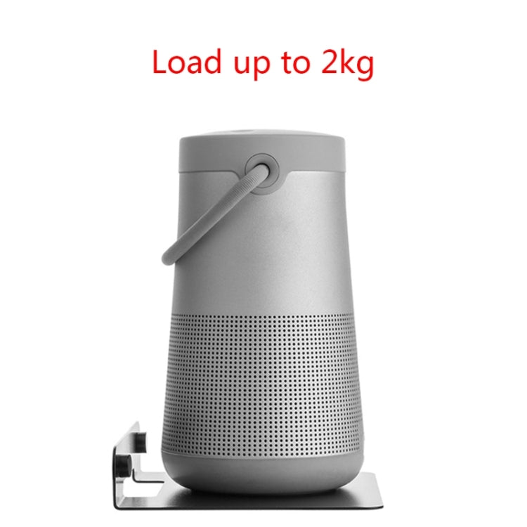 Giá đỡ kim loại lưu trữ tường đa năng cho loa Bluetooth, kích thước: 15,5 x 13 x 3cm