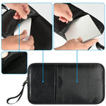 Túi đựng bàn phím di động chống nước bằng da PU + nylon có khóa kéo, Dành cho bàn phím không dây Apple A1314 & Magic Keyboard A1644