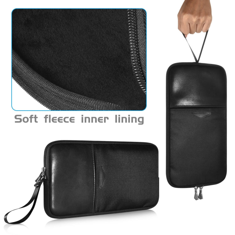 Túi đựng bàn phím di động chống nước bằng da PU + nylon có khóa kéo, Dành cho bàn phím không dây Apple A1314 & Magic Keyboard A1644