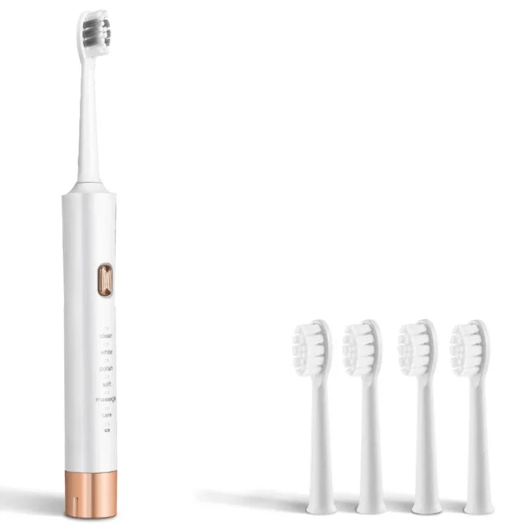 Bàn chải điện siêu âm USB gia đình dành cho người lớn AW-175, bàn chải đôi, màu trắng, hồng, xanh lá, đen