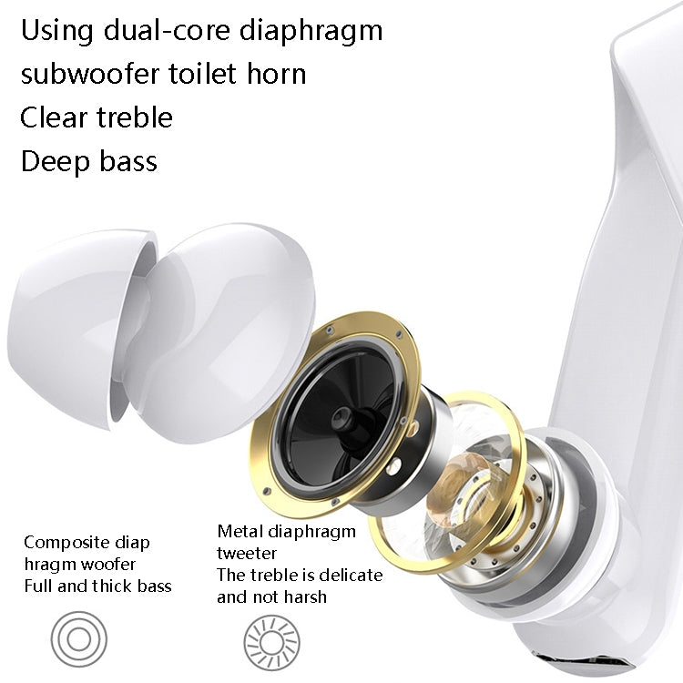 Tai nghe đơn thể thao business móc tai Bluetooth 5.1 YX18, màu đen, trắng, xanh da trời, hồng