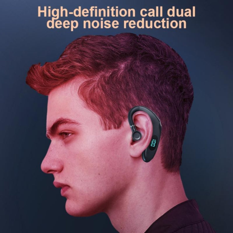 Tai nghe stereo móc tai thể thao business hiển thị kỹ thuật số Bluetooth 5.2 Q20, màu đen, trắng, xanh lá, hồng, vàng, xanh dương