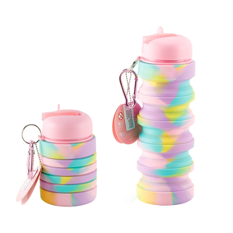 Cốc nước gấp silicone Bình nước thể thao ngoài trời di động Dung tích lớn Cốc du lịch thu gọn, 350ml