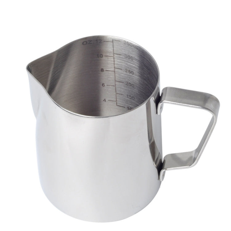 Cốc hoa kéo thang bên trong Cốc bọt sữa inox Dụng cụ cà phê, 350ml, 600ml
