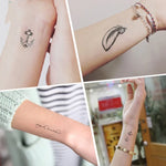 40 miếng dán hình xăm nhỏ tươi mới chống nước, RC-445, RC-446, RC-447, RC-448, RC-449, RC-451, RC-452, RC-453, RC-454, RC-455, RC-456, RC-457