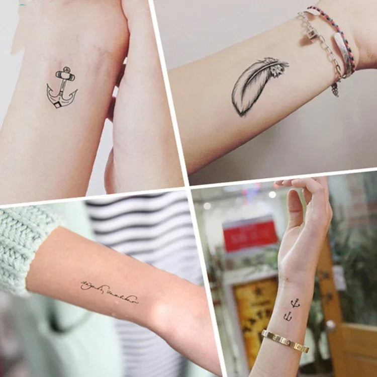 40 miếng dán hình xăm nhỏ tươi mới chống nước, RC-445, RC-446, RC-447, RC-448, RC-449, RC-451, RC-452, RC-453, RC-454, RC-455, RC-456, RC-457
