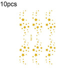 10 miếng dán hình xăm mặt lễ hội âm nhạc chống nước in ép nóng, VS-001, VS-002, VS-003, VS-004, VS-005, VS-006, VS-007, VS-008, VS-009, VS-010