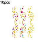 10 miếng dán hình xăm mặt lễ hội âm nhạc chống nước in ép nóng, VS-001, VS-002, VS-003, VS-004, VS-005, VS-006, VS-007, VS-008, VS-009, VS-010