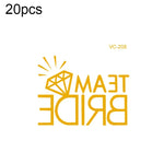 20 miếng dán hình xăm cô dâu chú rể in ép nóng chống nước cho tiệc độc thân, VC-204, VC-205, VC-206, VC-207, VC-208, VC-209, VC-210, VC-211, VC-212, VC-213, VC-214, VC-215, VC-216, VC-217, VC-218, VC-227, VC-228, VC-229, VC-230, VC-231, VC-232, VC-233