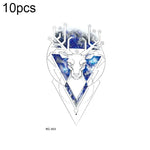 10 miếng dán hình xăm nhỏ tươi mới chuyển nước chống nước, RC-501, RC-502, RC-503, RC-504, RC-505, RC-506, RC-507, RC-508, RC-509, RC-510, RC-511, RC-512, RC-513, RC-514, RC-515, RC-516