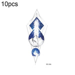 10 miếng dán hình xăm nhỏ tươi mới chuyển nước chống nước, RC-501, RC-502, RC-503, RC-504, RC-505, RC-506, RC-507, RC-508, RC-509, RC-510, RC-511, RC-512, RC-513, RC-514, RC-515, RC-516