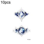 10 miếng dán hình xăm nhỏ tươi mới chuyển nước chống nước, RC-501, RC-502, RC-503, RC-504, RC-505, RC-506, RC-507, RC-508, RC-509, RC-510, RC-511, RC-512, RC-513, RC-514, RC-515, RC-516