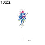 10 miếng dán hình xăm nhỏ tươi mới chuyển nước chống nước, RC-501, RC-502, RC-503, RC-504, RC-505, RC-506, RC-507, RC-508, RC-509, RC-510, RC-511, RC-512, RC-513, RC-514, RC-515, RC-516