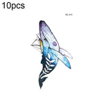 10 miếng dán hình xăm nhỏ tươi mới chuyển nước chống nước, RC-501, RC-502, RC-503, RC-504, RC-505, RC-506, RC-507, RC-508, RC-509, RC-510, RC-511, RC-512, RC-513, RC-514, RC-515, RC-516
