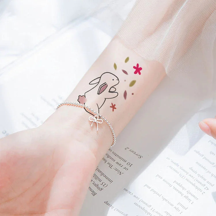 10 miếng dán hình xăm nhỏ tươi mới chuyển nước chống nước, RC-501, RC-502, RC-503, RC-504, RC-505, RC-506, RC-507, RC-508, RC-509, RC-510, RC-511, RC-512, RC-513, RC-514, RC-515, RC-516
